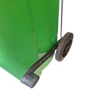 Κάδος απορριμμάτων με πετάλ 2τροχος 120Lt 55x48x94cm