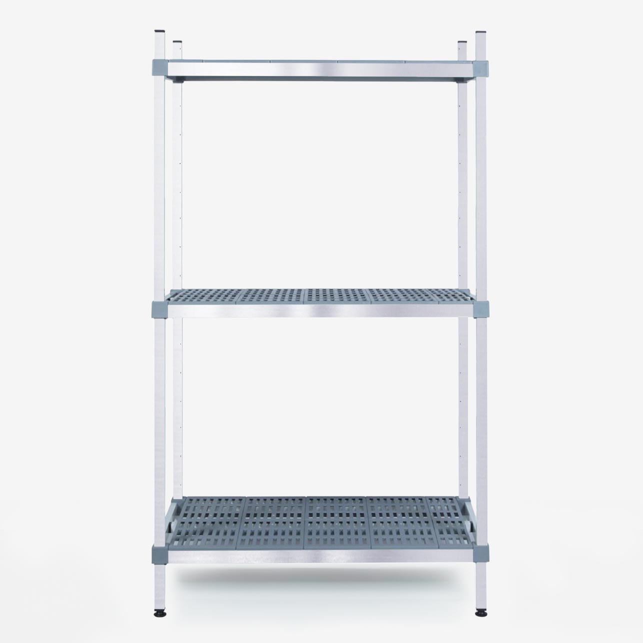 Ράφια ψυκτικών θαλάμων με 3 ραφιέρες 130x80x180cm INOXPLAST
