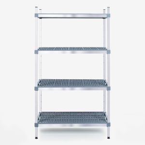Ράφια ψυκτικών θαλάμων με 4 ραφιέρες 100x50x180cm INOXPLAST