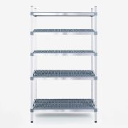 Ράφια ψυκτικών θαλάμων με 5 ραφιέρες 100x50x180cm INOXPLAST