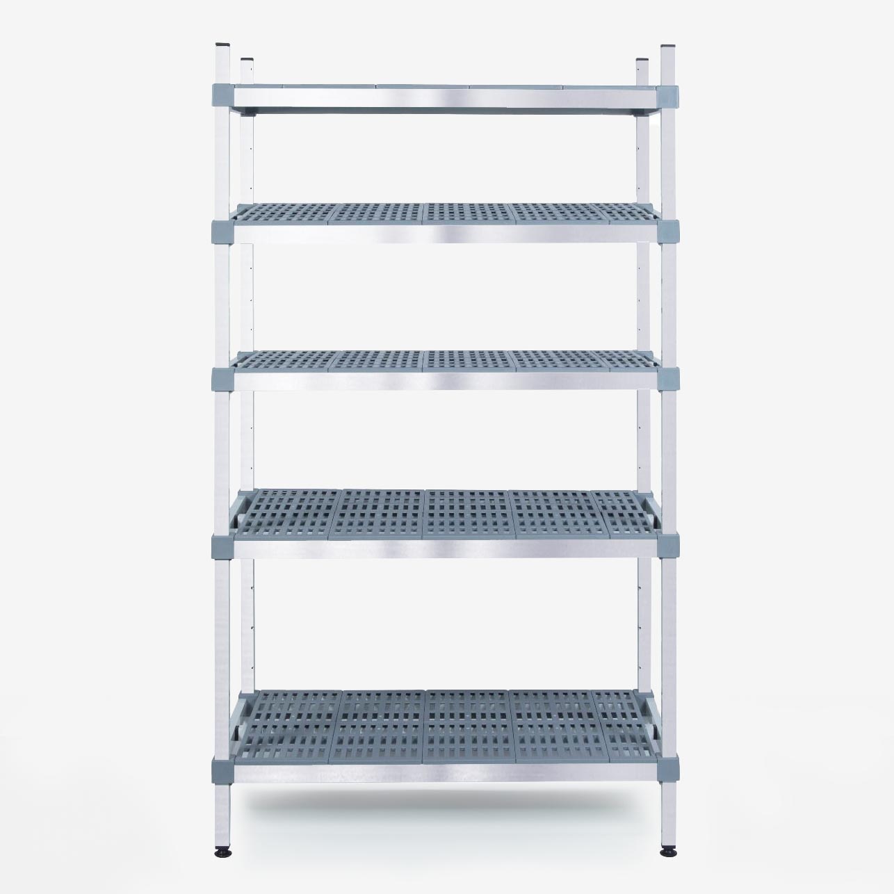 Ράφια ψυκτικών θαλάμων με 5 ραφιέρες 100x50x180cm INOXPLAST