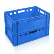 Τελάρο Στοιβαζόμενο για κρέας Μπλε 39lt 60x40x20cm 2129-E2