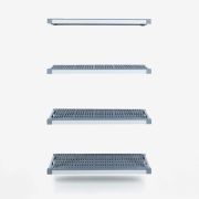 Ράφι αλουμινίου NO-LEG με 4 επιφάνειες 170x30x180cm ALUPLAST