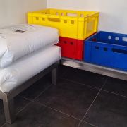 Dunnage ράφι βαρέως τύπου inox 124×40 εκ.