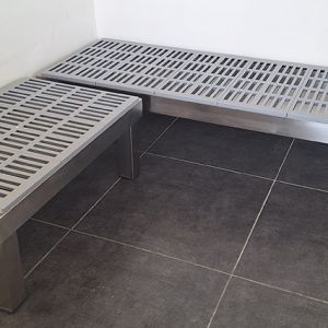 Dunnage ράφι βαρέως τύπου inox 124×40 εκ.